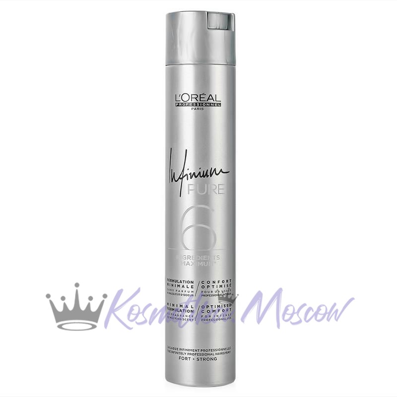 Лак без запаха экста - сильной фиксации 4 - Loreal Infinium Pure Extra Strong 500 мл
