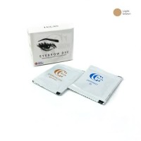 Краска для бровей EYEBRW 1+1, light brown (светло-коричневый) (1 саше с гель-краской, 1 саше с окис