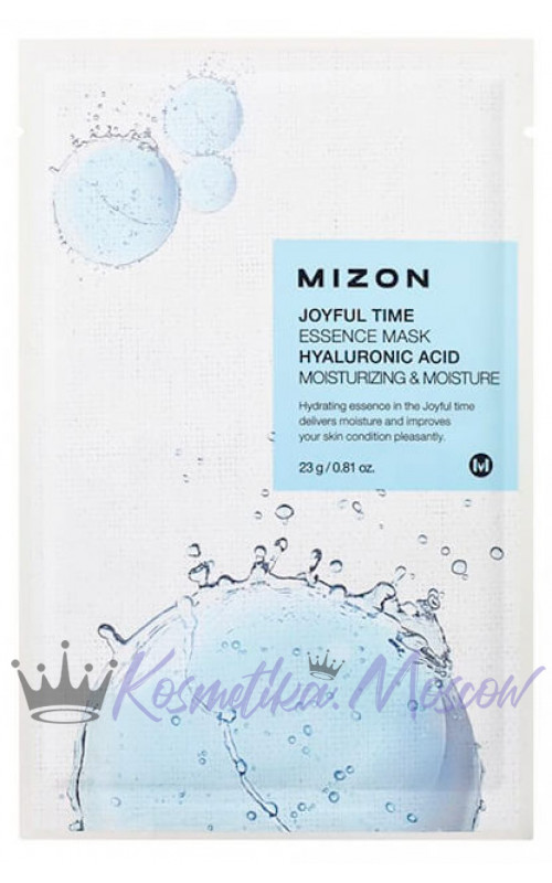 MIZON Тканевая маска для лица с гиалуроновой кислотой Joyful Time Essence Mask Hyaluronic Acid 23г