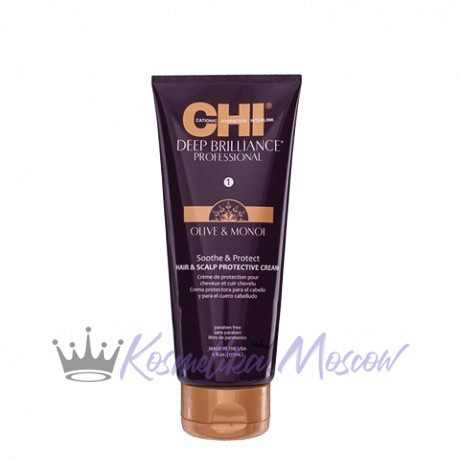 Защитный крем для кожи головы - Chi Deep Brilliance Soothe & Protect Scalp Protecting Cream 177 мл