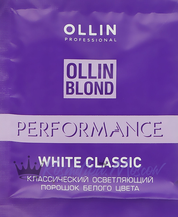 OLLIN BLOND Performance White Classic Осветляющий порошок белого цвета 30г