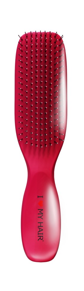 Парикмахерская щетка I LOVE MY HAIR `Spider Classic` 1503 маджента глянцевая S