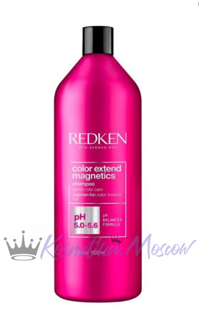Шампунь с амино-ионами для защиты цвета окрашенных волос - Redken Color Extend Magnetics Shampoo 1000 мл