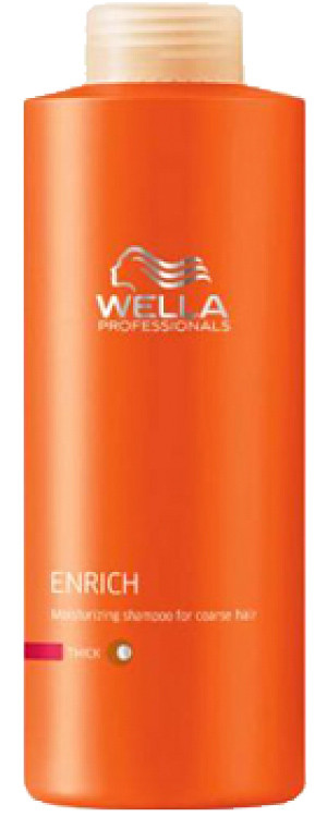 Питательный шампунь для увлажнения жестких волос - Wella Professional Enrich Moisturizing Shampoo For Coarse Hair 1000 мл