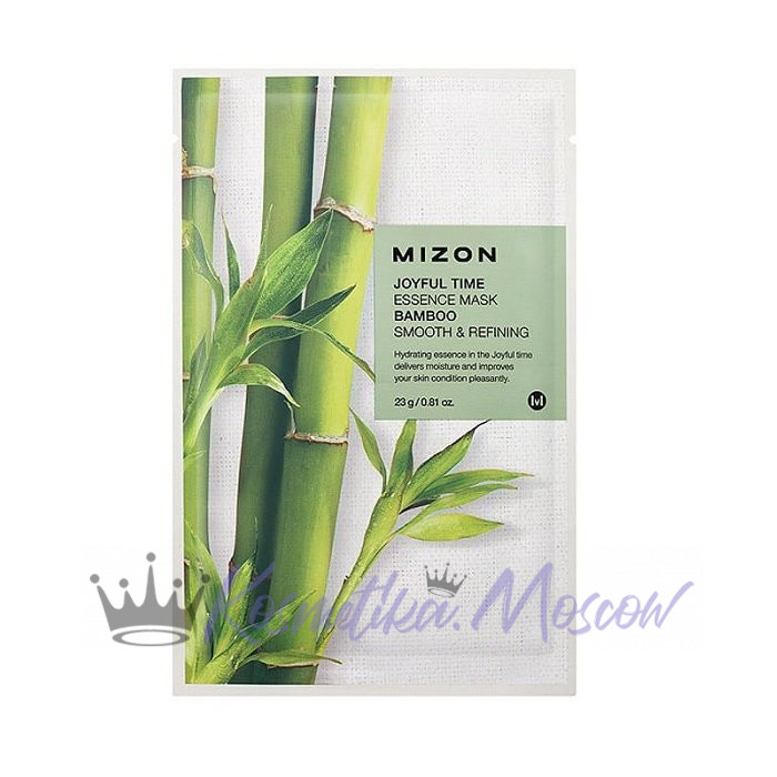 MIZON Тканевая маска для лица с экстрактом бамбука Joyful Time Essence Mask Bamboo 23 гр