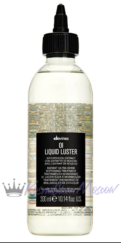 Жидкий эликсир для абсолютного блеска волос Davines Ol Liquid Luster 300мл