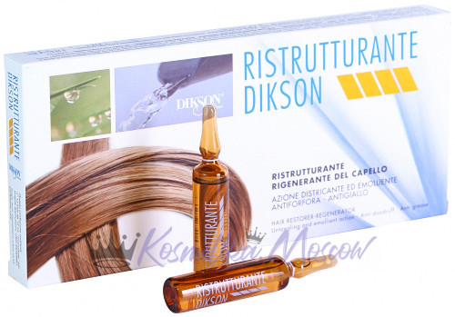 Ампула для восстановления волос Dikson Ristrutturante, 12*12 мл