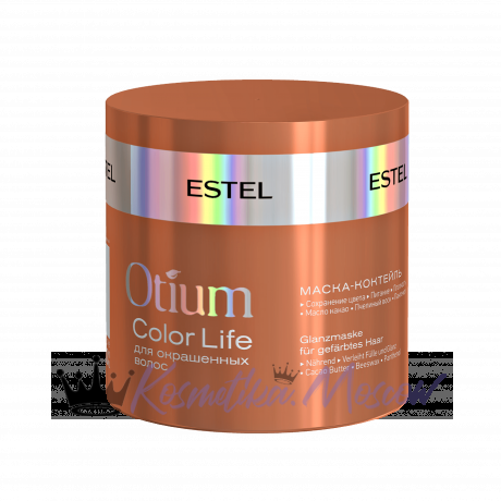 Маска - коктейль для окрашенных волос - Estel Otium Color Life Mask 300 мл