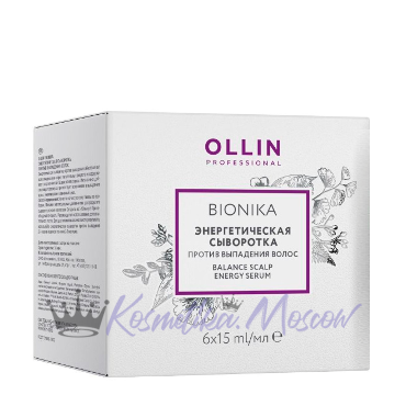 OLLIN BioNika Энергетическая сыворотка против выпадения волос 6х15мл