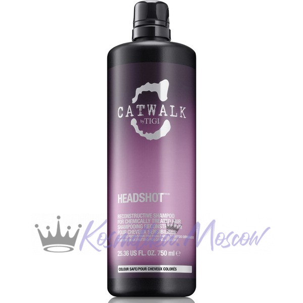 Шампунь для восстановления поврежденных волос - Tigi Catwalk Headshot Shampoo 750 мл