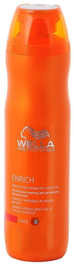 Питательный шампунь для увлажнения жестких волос - Wella Professional Enrich Moisturizing Shampoo For Coarse Hair 250 мл
