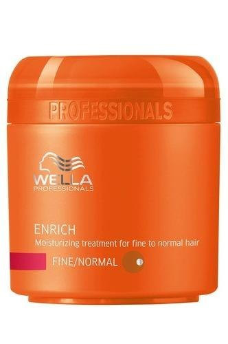 Крем-маска питательная для нормальных и тонких волос - Wella Professional Enrich Moisturizing Treatment for Fine To Normal Hair 150 мл