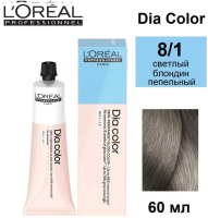 L'Oreal Dia Color 8.1 светлый блондин пепельный 60мл