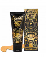 Elizavecca Золотая омолаживающая маска пленка Milky Piggy Hell - Pore Longolongo Gronique Gold Mask Pack