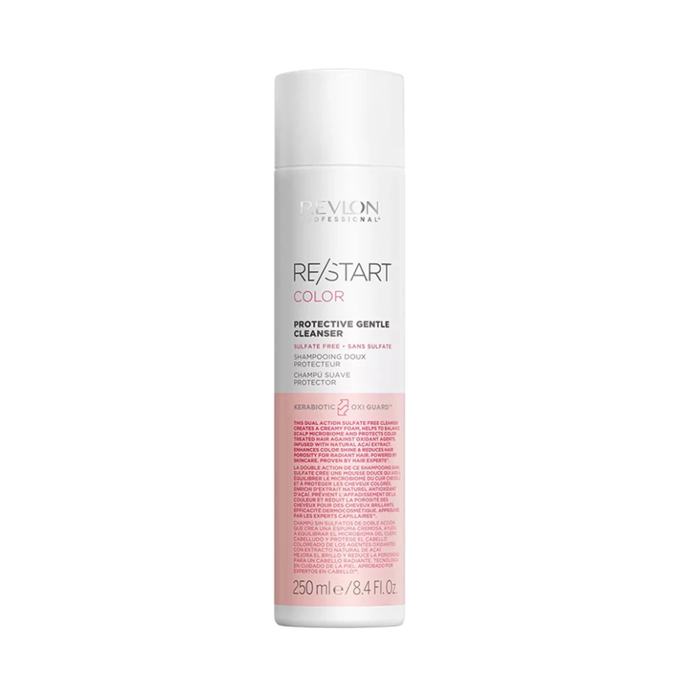Revlon RESTART COLOR PROTECTIVE GENTLE CLEANSER SHAMPOO Шампунь для нежного очищения окрашенных волос 250 мл