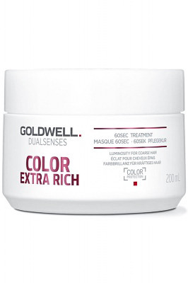 Интенсивный уход за 60 секунд для окрашенных волос - Goldwell Dual Senses Color Extra Rich 60 sec Treatment 200 мл