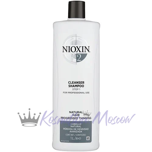 Очищающий шампунь (Система 2) - Nioxin Cleanser System 2 1000 мл