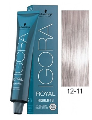 Специальный блондин сандрэ экстра - Schwarzkopf Igora Royal Highlifts Hair Color 12-11 60 мл