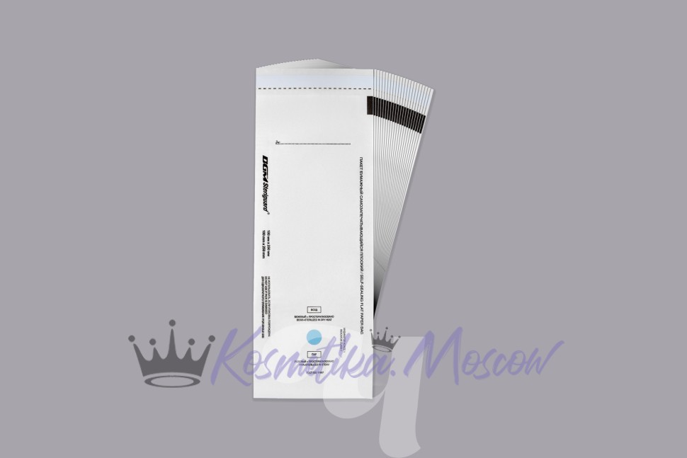 Пакет для стерилизации DGM Steriguard 100х250 мм белый с индик. 100 шт./упк, Чистовье