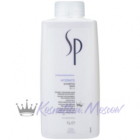 Интенсивный увлажняющий шампунь для нормальных и сухих волос - Wella SP Hydrate Shampoo 1000 мл