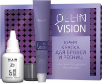 Ollin Vision Набор крем - краска для бровей и ресниц (графит) 20 мл в наборе