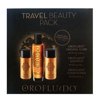 Orofluido Travel Beauty Pack - Набор для путешествий: Шампунь 50 мл, кондиционер 50 мл и эликсир