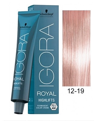 Специальный блондин сандрэ фиолетовый - Schwarzkopf Igora Royal Highlifts Hair Color 12-19 60 мл