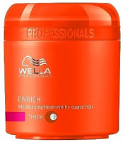 Крем - маска питательная для жестких волос - Wella Professional Enrich Moisturizing Treatment for Thick Coarse Hair 150 мл