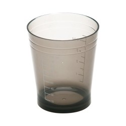 Стакан мерный DEWAL, черный, с резинкой на дне 135 мл
