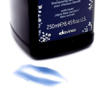Davines Heart Of Glass Silkening Shampoo - Шампунь для сияния блонд 250 мл