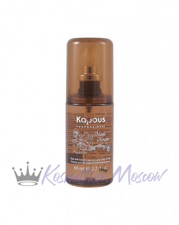 Флюид для секущихся кончиков волос с кератином - Kapous Fragrance Free Magic Keratin Fluid 80 мл