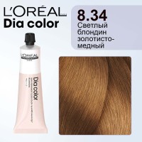 L'Oreal Dia Color 8.34 светлый блондин золотисто медный 60 мл