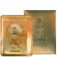 Elizavecca Маска для лица тканевая с колоидным золотом и муцином улитки 24K Gold Water Dual Snail 25