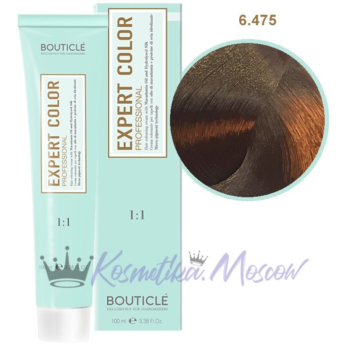 6/475 темно-русый медно-махагоновый BOUTICLE Expert color 100 мл