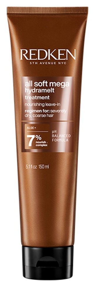 Redken All Soft Mega Curls Сыворотка с питательным комплексом суперфудов для питания и смягчения очень сухих вьющихся волос150 мл