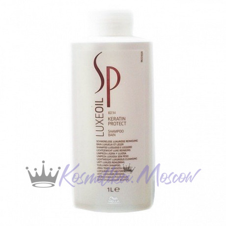 Шампунь для защиты кератина волос - Wella SP Luxe Oil Keratin Protect Shampoo 1000 мл