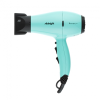 Фен DEWAL MIDNIGHT, мятный, вес 550гр, 2000Вт, ионизация, 2 нас, провод 3м