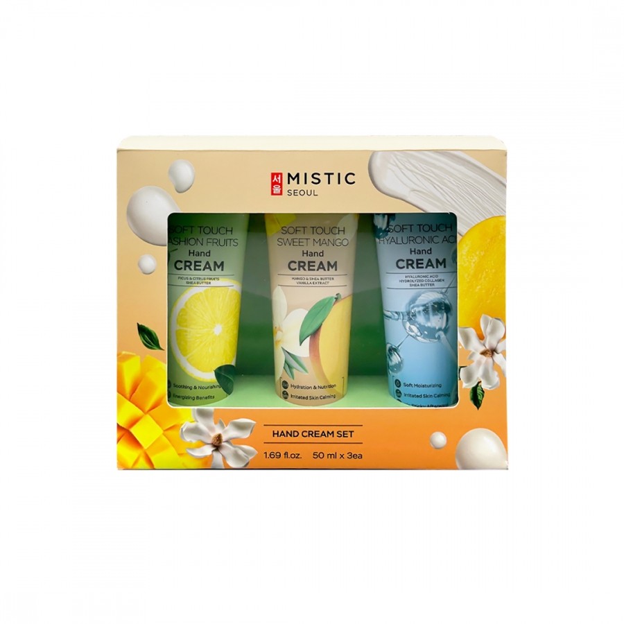 MISTIC Набор кремов для рук HAND CREAM SET 3*50 мл