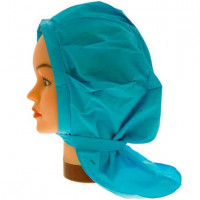 Косынка пластиковая для химии Голубая SIBEL