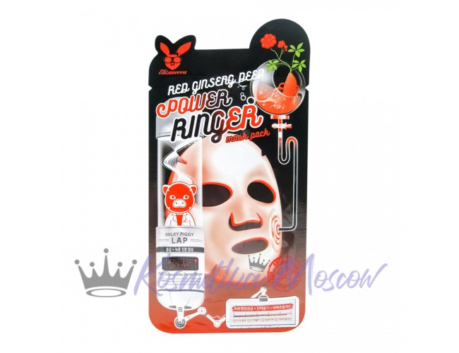 Elizavecca Регенерирующая маска с экс-том красного женьше Power Ringer Mask Pack Red Gins Deep 23 мл