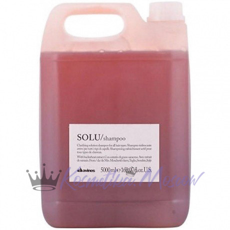 Активно освежающий шампунь для глубокого очищения волос - Davines Solu Refreshing Solution Shampoo 5000 мл