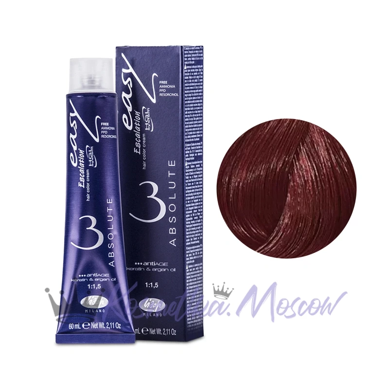Lisap Milano Краска для волос Escalation Easy Absolute, 66/55 насыщенный красный, 60 мл
