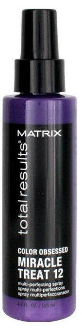 Спрей для защиты цвета окрашенных волос - Matrix Total Results Color Obsessed Miracle Treat 12 Multi-Perfecting Spray 125 мл