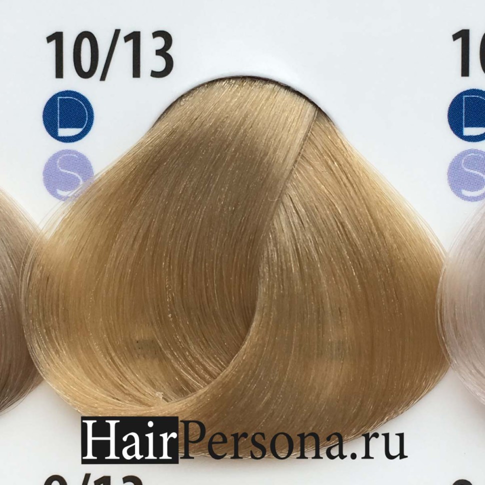 10/13 Крем-краска Sense De Luxe, светлый блондин пепельно-золотистый