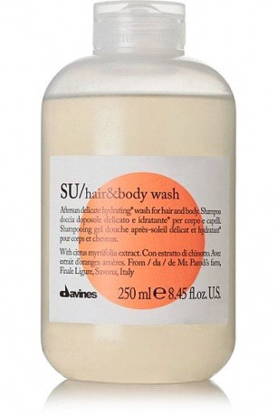 Шампунь солнцезащитный - Davines Su Aftersun Delicate Hydrating Wash For Hair and Body 250 мл