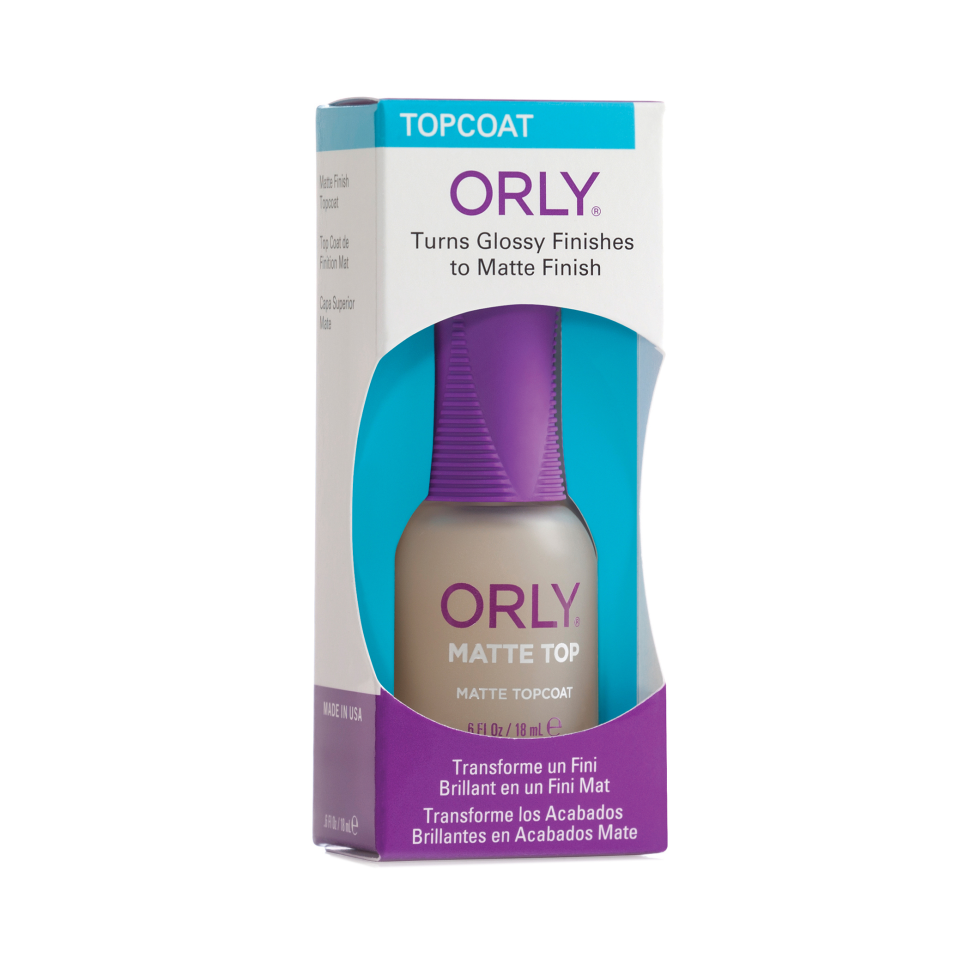 ORLY NEW 24250 Matte Top Coat .6 oz Верхнее покрытие с матирующим эффектом 18 мл