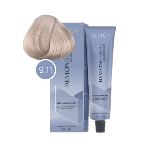 Revlonissimo COLORSMETIQUE краска д/волос 9.11 очень светлый блондин пепельный 60 мл