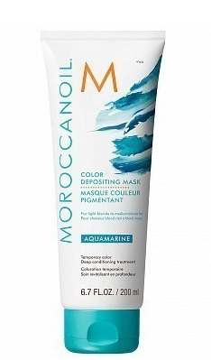 Маска тонирующая для волос AQUAMARINE - Moroccanoil Color Depositing Mask Аквамарин 200 мл