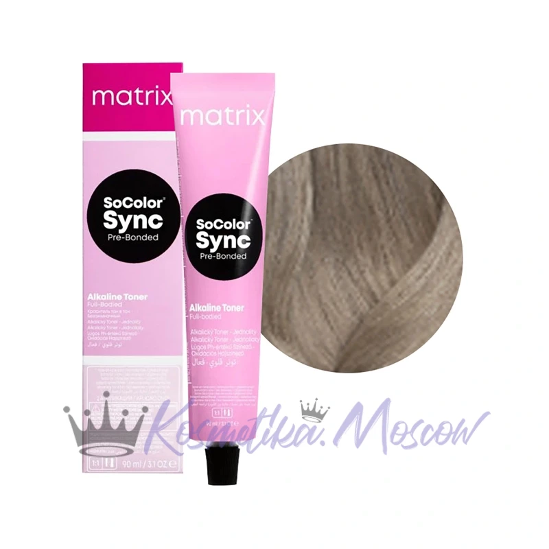 Matrix Крем-краска для волос Cоlоr Sync, 9NА очень светлый блондин натуральный пепельный, 90 мл