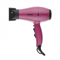 Фен DEWAL MIDNIGHT, ягодный, вес 550гр, 2000Вт, ионизация, 2 нас, провод 3м